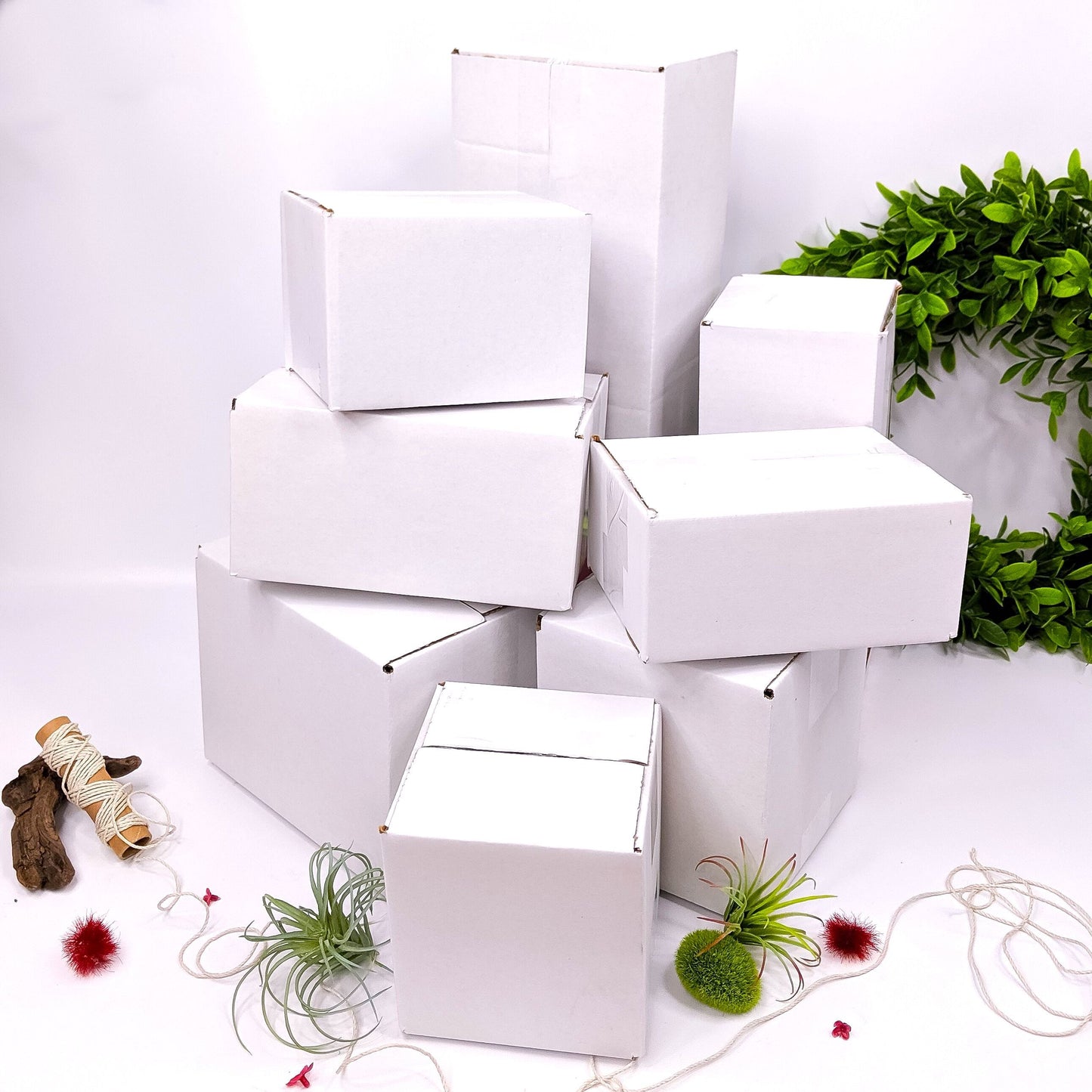 12 x 6 x 4 White Shipping Box (5 PACK)