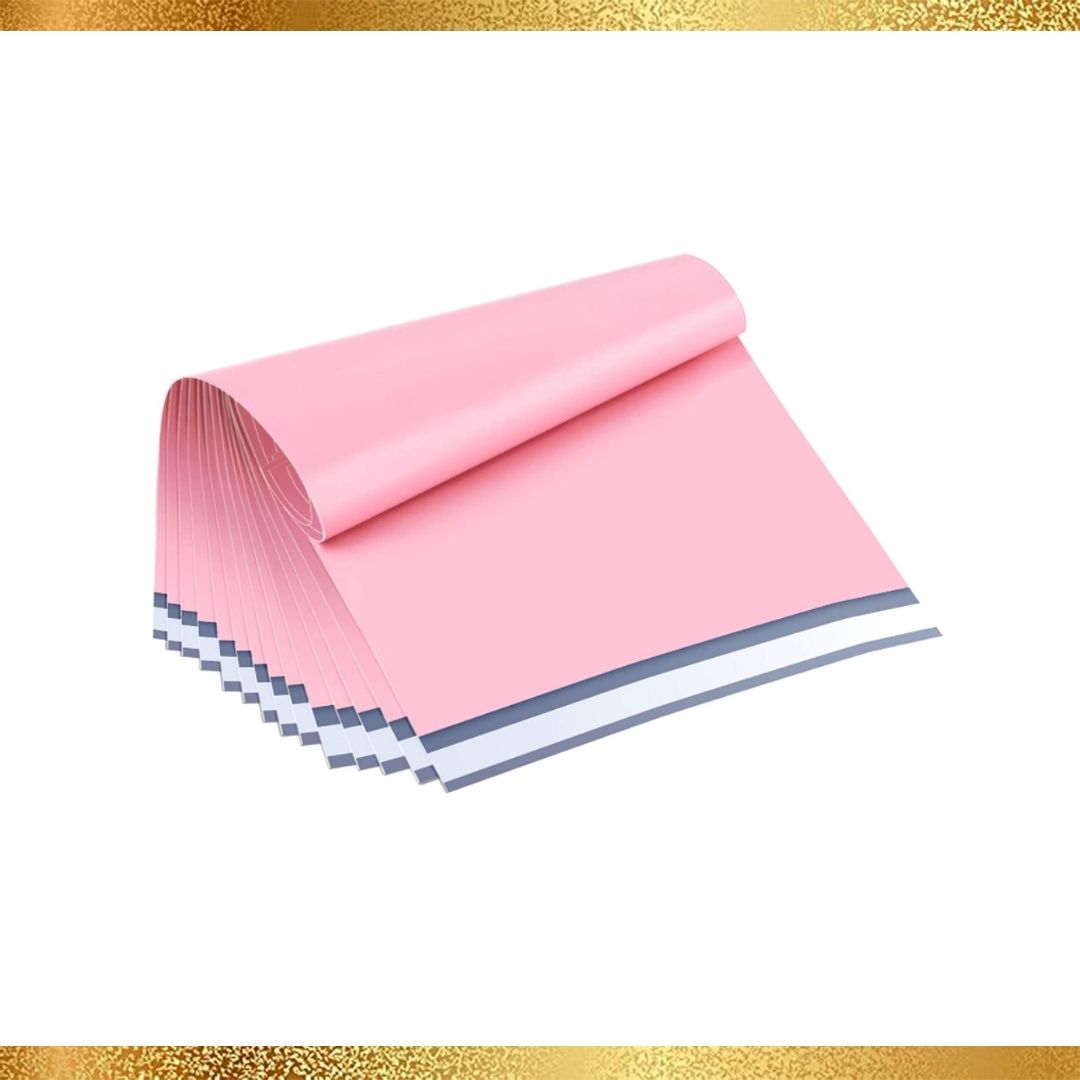 (10 PACK) 9x12 Pale Pink Poly Mailers