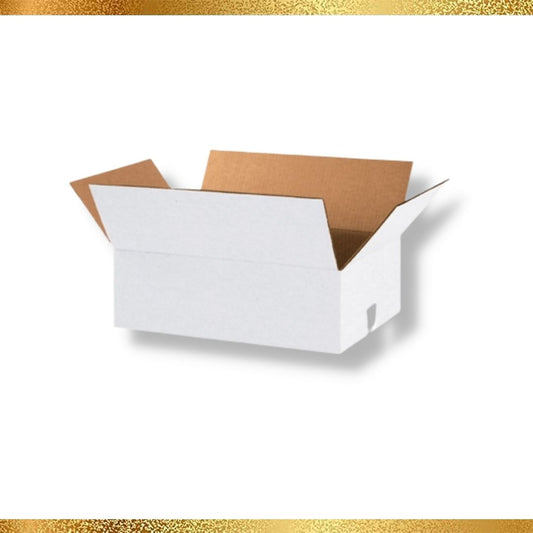 12 x 6 x 4 White Shipping Box (5 PACK)